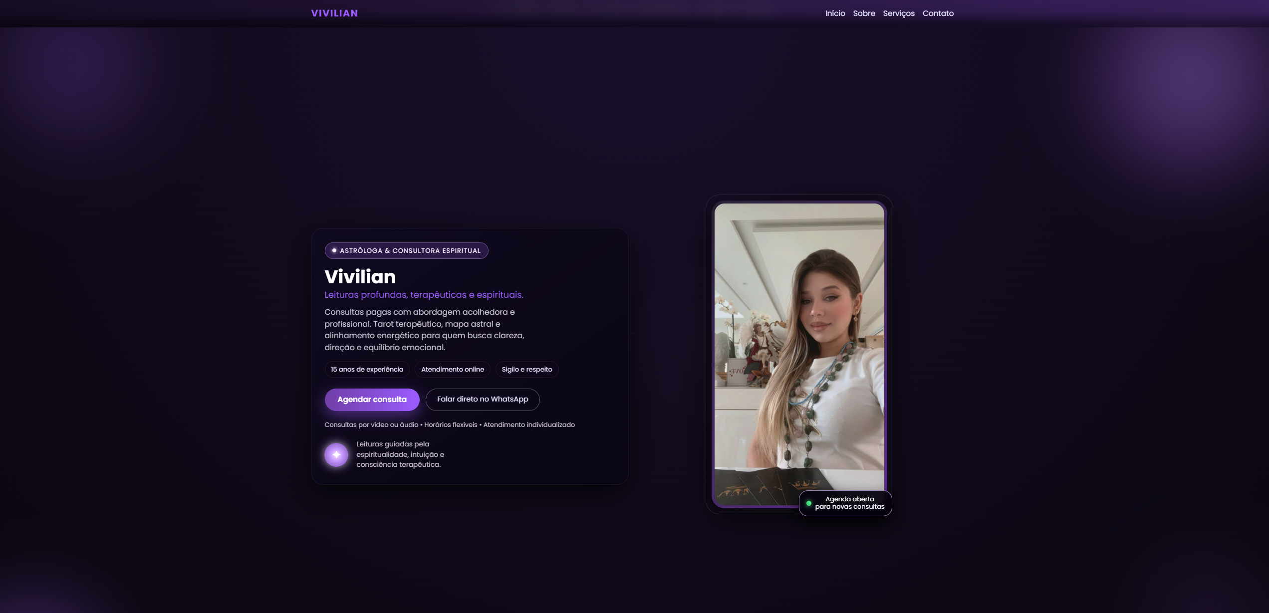 Site Vivilian Astróloga